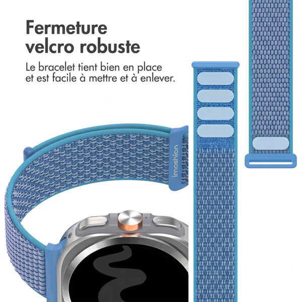 imoshion Bracelet en nylon Samsung Galaxy Watch Ultra (2024/2025) - Marine Blue