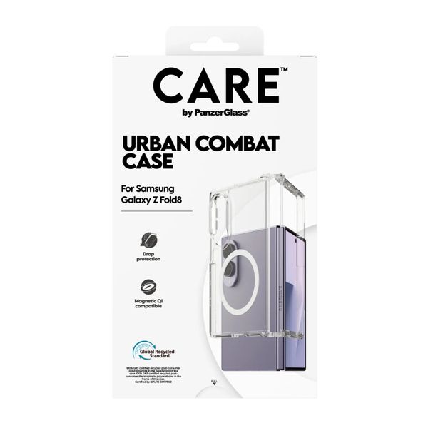 CARE by PanzerGlass Coque Urban Combat Samsung Galaxy Z Fold 8 - Transparent
