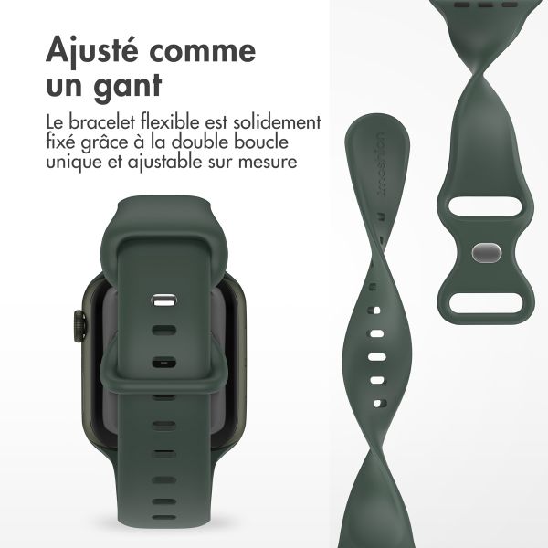 imoshion Bracelet en silicone⁺ Apple Watch | 38/40/41/42 mm - Taille S/M - Olive