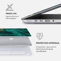 Burga Coque Rigide Apple MacBook Pro 16 pouces (2021 / 2023 M3 / 2024 M4 / 2026 M5) - Emerald Pool