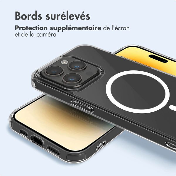 imoshion Coque arrière de protection avec MagSafe Apple iPhone 14 Pro Max - Transparent