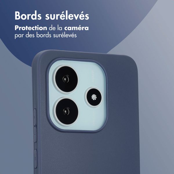 imoshion Coque Couleur Xiaomi Redmi Note 14 (5G) - Bleu foncé
