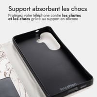 imoshion Étui de télephone portefeuille Design Samsung Galaxy S26 FE - Sandy Marble