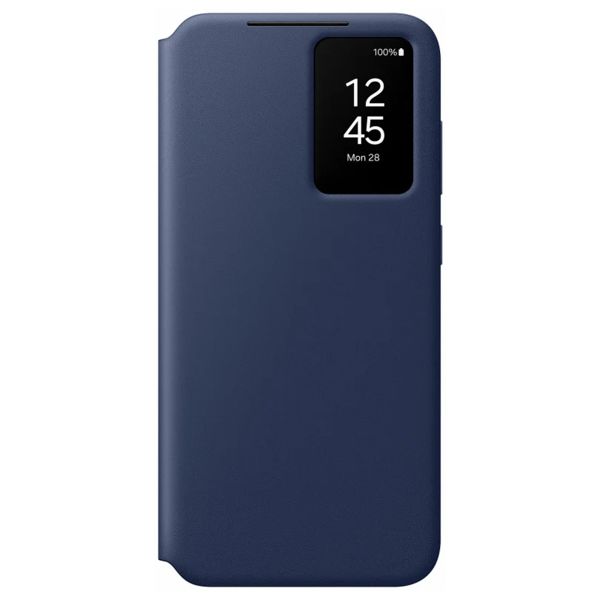 Samsung Original Coque S View Samsung Galaxy S24 FE - Bleu