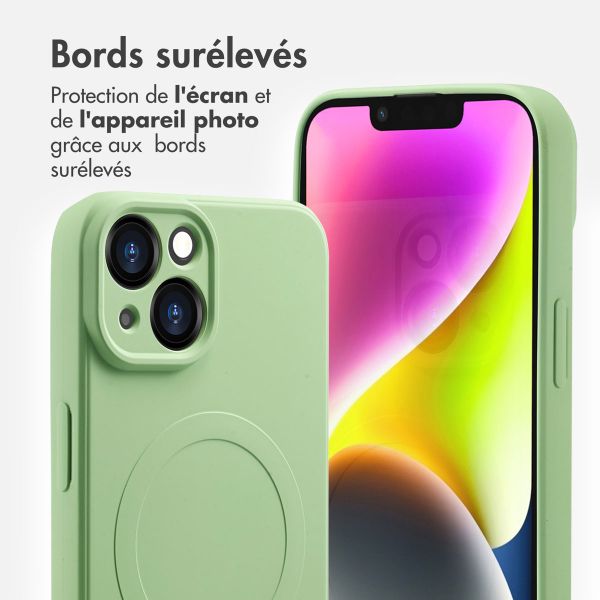 imoshion Coque Couleur avec MagSafe Apple iPhone 14 - Vert