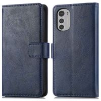 imoshion Étui de télephone portefeuille de luxe Motorola Moto E32 / E32s - Bleu foncé