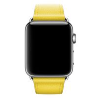 Apple Bracelet Leather Band Classic Buckle Apple Watch | 38/40/41/42 mm - Spring Yellow