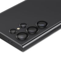 Spigen Optik Pro EZ Fit Lens Protector - Protection d'objectif de caméra (lot de 2) Samsung Galaxy S24 Ultra - Noir
