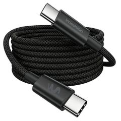 imoshion Câble USB-C vers USB-C Tressé 100 W - 2 mètres - Noir