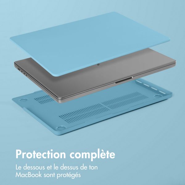 imoshion Coque rigide Apple MacBook Air 13 pouces (2018-2020) - Soft Blue