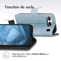 imoshion Étui de télephone portefeuille de luxe OnePlus Nord 4 - Bleu clair