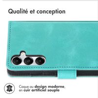 imoshion Etui de télephone portefeuille avec cordon Samsung Galaxy A17 (5G) / (4G) - Turquoise