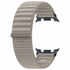 Samsung Bracelet en tissu original Samsung Galaxy Watch 9 (40/44mm) / Watch 8 (40/44mm) / Classic (46mm) - Taille M/L - Cream