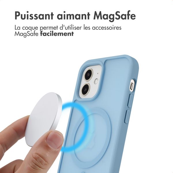 imoshion Coque Color Guard avec MagSafe Apple iPhone 12 (Pro) - Bleu clair