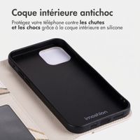 imoshion Étui de télephone portefeuille Design Apple iPhone 12 (Pro) - Beige Graphic