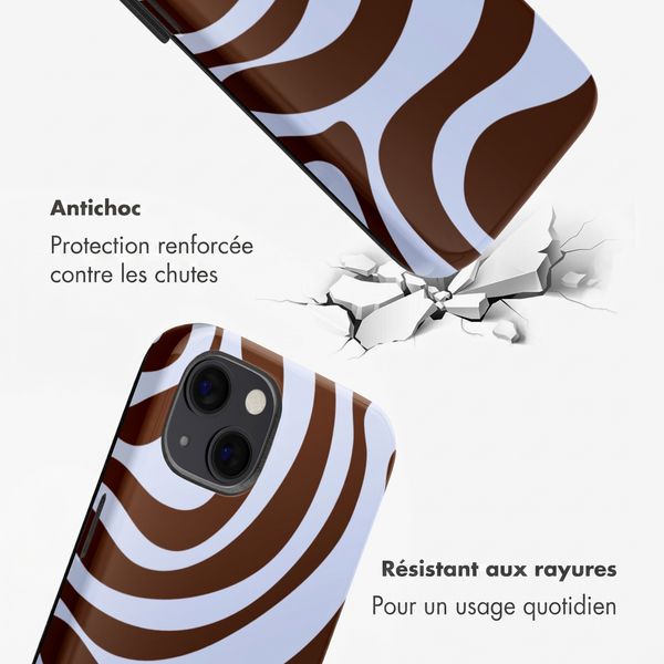 Selencia Coque arrière Vivid Apple iPhone 13 Pro - Dream Swirl Chocolate