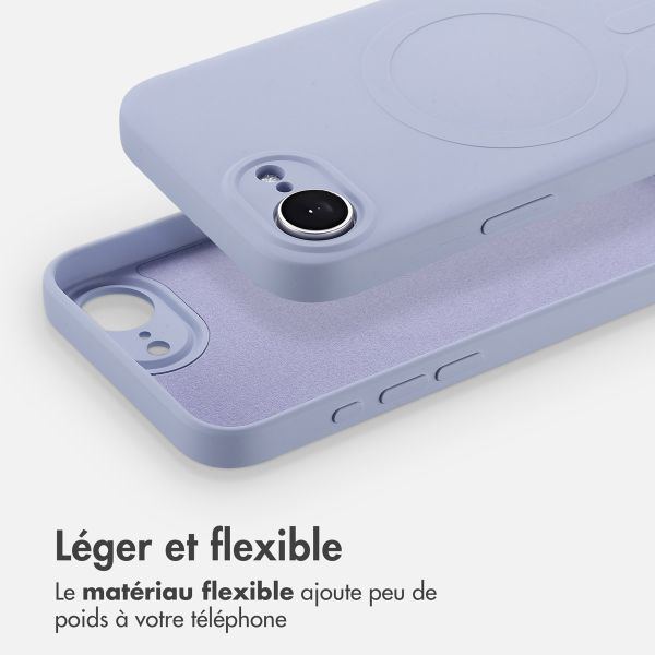 imoshion Coque Couleur avec MagSafe Apple iPhone 17e / 16e - Lila