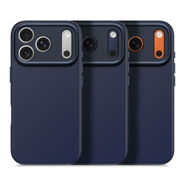 Decoded Coque en silicone MagSafe Apple iPhone 17 Pro - True Navy