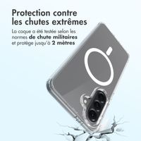 Accezz Coque arrière Xtreme Impact avec MagSafe Samsung Galaxy S24 - Transparent