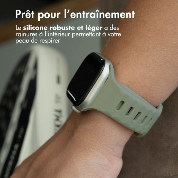 imoshion Bracelet Active Sport en silicone Apple Watch | 38/40/41/42 mm - Pacific Green