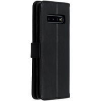 Étui de télephone portefeuille Samsung Galaxy S10 Plus - Noir