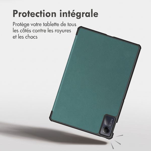 imoshion Coque tablette Trifold Xiaomi Redmi Pad SE - Vert foncé