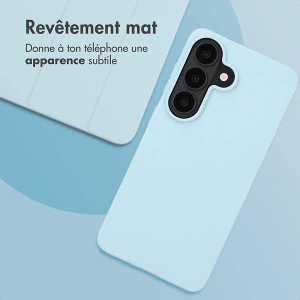 imoshion Coque Couleur Samsung Galaxy S26 Plus - Sky Blue