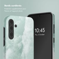 Selencia Coque arrière Vivid Samsung Galaxy A55 - Marble Grayed Jade