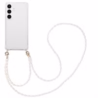 imoshion Coque avec dragonne + bracelet - Perles Samsung Galaxy S25 Plus - Transparent