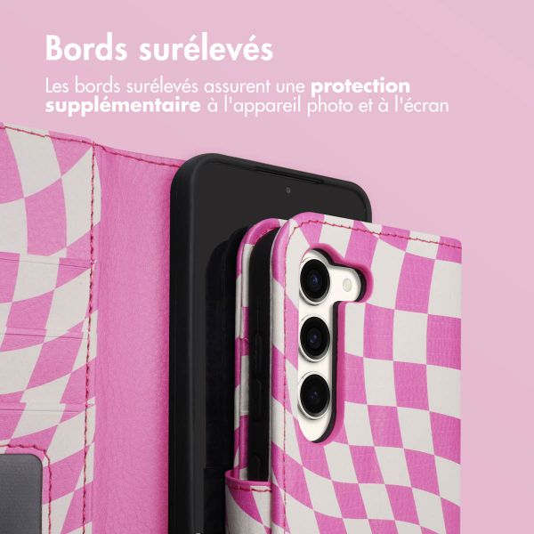 imoshion Étui de télephone portefeuille Design Samsung Galaxy S23 - Retro Pink