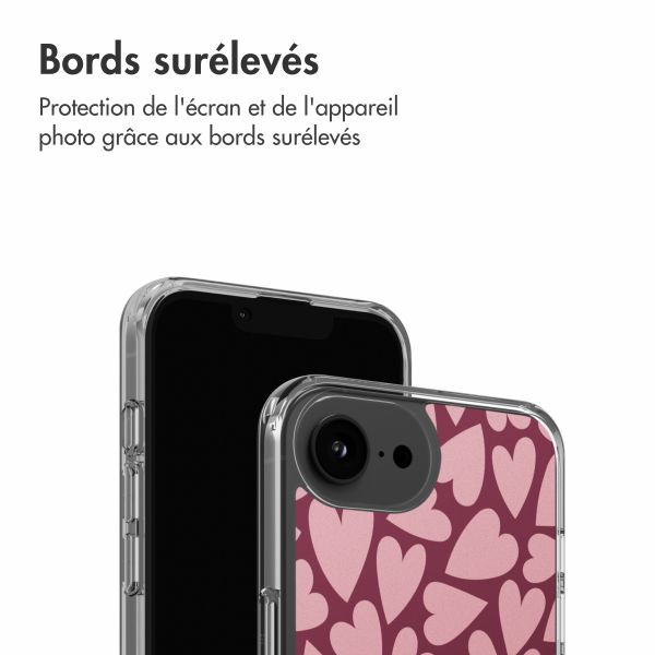 imoshion Coque Design Apple iPhone 17e / 16e - Hearty Blush