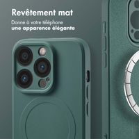 imoshion Coque Couleur avec MagSafe Apple iPhone 14 Pro Max - Vert foncé