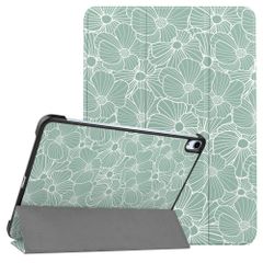 imoshion Coque tablette Design Trifold Apple iPad Air 11 pouces (2026) M4 / (2025) M3 / (2024) M2 / Air 5 (2022) / Air 4 (2020) - Botanica