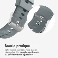 imoshion Bracelet en silicone flexible Samsung Galaxy Watch 8 (40/44mm) / Classic (46mm) - Gris