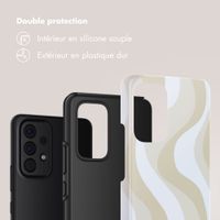 Selencia Coque arrière Vivid Samsung Galaxy A53 - Desert Waves Beige