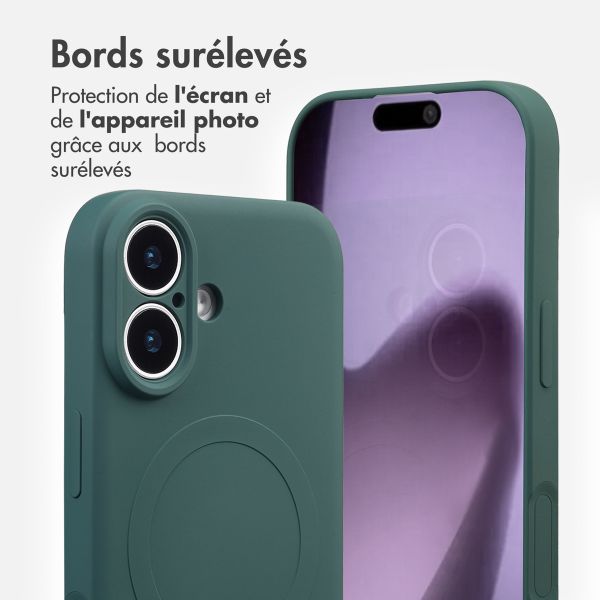 imoshion Coque Couleur avec MagSafe Apple iPhone 17 - Vert foncé