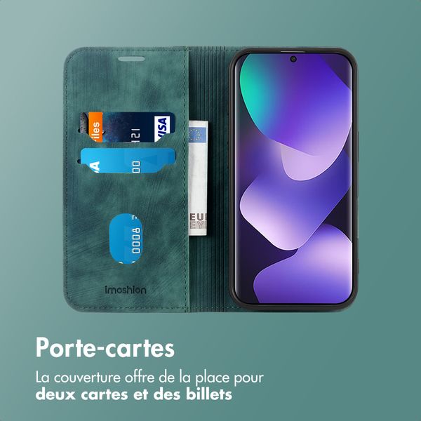 imoshion Étui de téléphone portefeuille Slim Xiaomi Redmi Note 15 (4G) - Vert