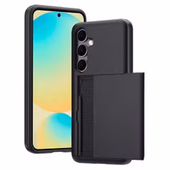 imoshion Coque arrière avec porte-cartes Samsung Galaxy S24 FE - Noir