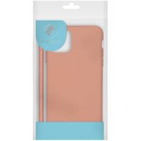 imoshion Coque de couleur avec cordon amovible Apple iPhone 12 (Pro) - Peach