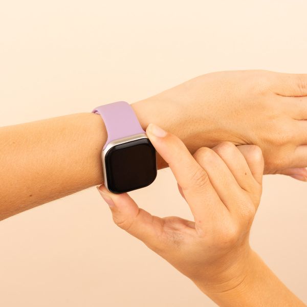 imoshion Bracelet en silicone⁺ Apple Watch | 38/40/41/42 mm - Taille S/M - Mauve