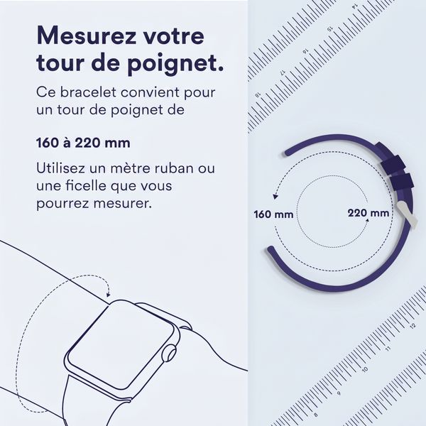 imoshion Bracelet sport en silicone Xiaomi Smart Band 8 / 9 - Blanc