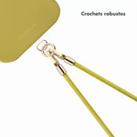 Selencia Cordon universel pour téléphone avec 2 crochets - réglable - Olive Dust