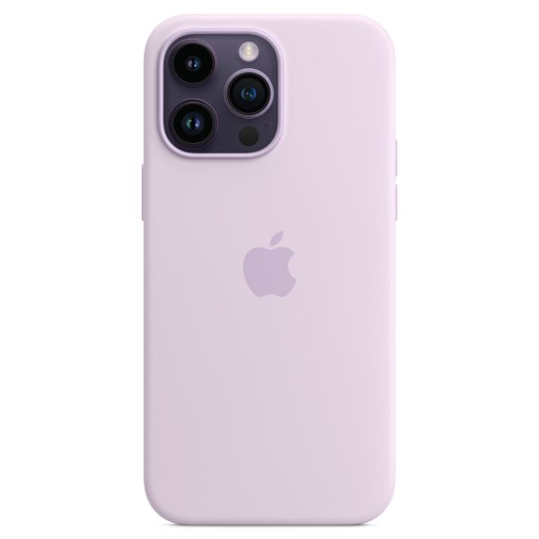 Apple Coque en silicone MagSafe Apple iPhone 14 Pro Max - Lila
