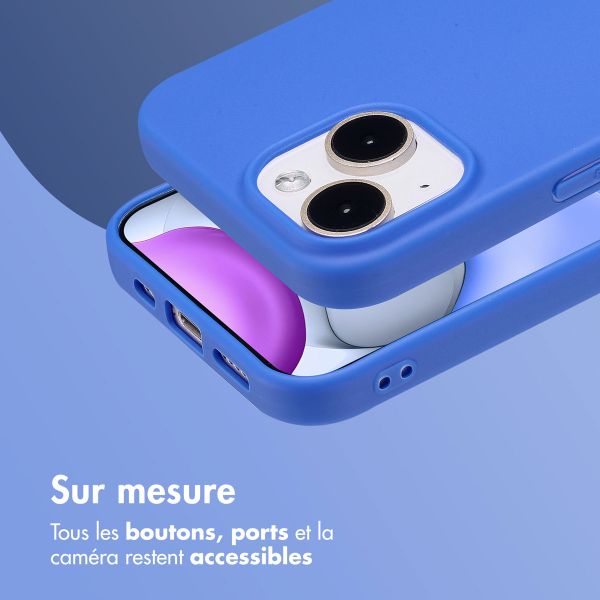 imoshion Coque Couleur Apple iPhone 15 - Cobalt Blue