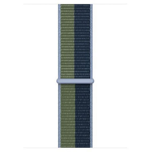 Apple Bracelet Sport Loop Apple Watch | 44/45/46/49 mm - Abyss Blue/Moss Green