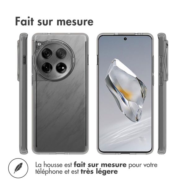 Accezz Coque Clear OnePlus 12 - Transparent