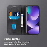 imoshion Étui de téléphone portefeuille Slim Xiaomi Redmi Note 15 (4G) - Noir