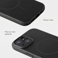Accezz Coque Grip avec MagSafe Apple iPhone 15 - Noir