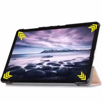 imoshion Coque tablette Trifold Samsung Galaxy Tab A 10.5 (2018) - Doré