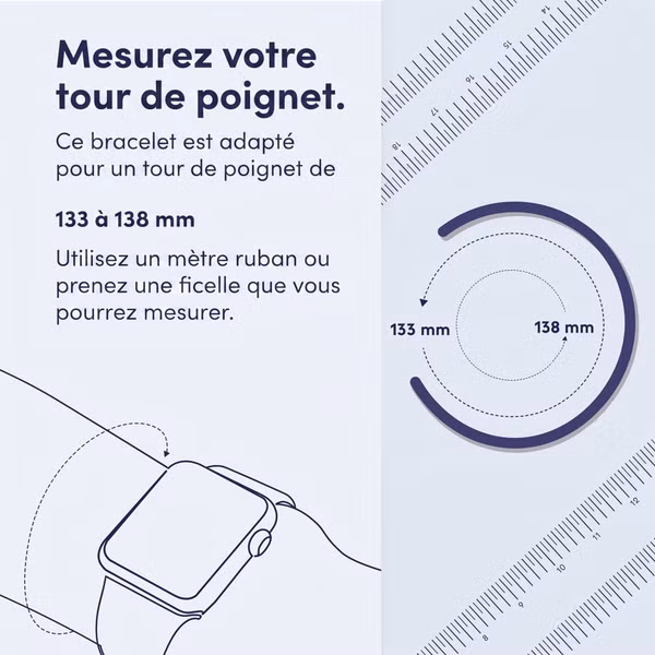 Apple Bracelet Solo tressé Apple Watch | 38/40/41/42 mm - Taille 1 - Pride Edition